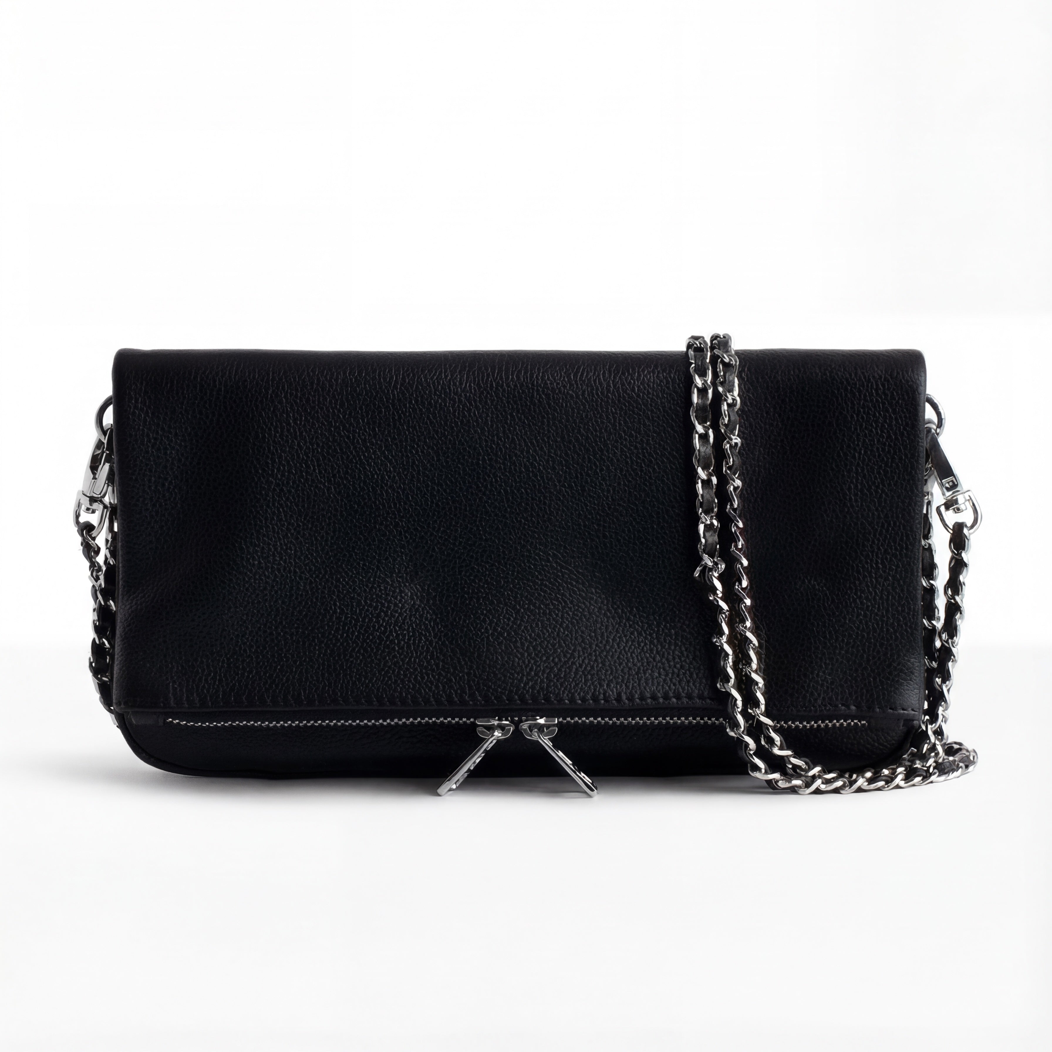 Notte Chain Shoulder Bag – Black